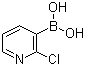 结构式 CAS# 381248-04-0, 2-氯吡啶-3-硼酸
