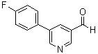 结构式 CAS# 381684-96-4, 5-(4-氟苯基)-3-吡啶甲醛