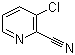 结构式 CAS# 38180-46-0, 3-氯-2-氰基吡啶