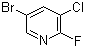 5-Bromo-3-chloro-2-fluoropyridine molecular structure (CAS 38185-56-7)