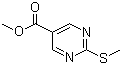 structure of CAS# 38275-41-1, Methyl 2-(methylthio)pyrimidine-5-carboxylate
