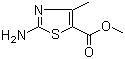 Methyl 2-amino-4-methylthiazole-5-carboxylate molecular structure (CAS 3829-80-9)
