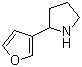 结构式 CAS# 383127-25-1, 2-(呋喃-3-基)吡咯烷