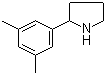 structure of CAS# 383127-44-4, 2-(3,5-Dimethylphenyl)pyrrolidine