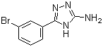 structure of CAS# 383130-99-2, 5-(3-Bromophenyl)-4H-1,2,4-triazol-3-amine