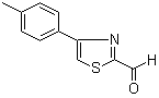 结构式 CAS# 383143-86-0, 4-(4-甲基苯基)-2-噻唑甲醛