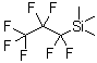 结构式 CAS# 3834-42-2, 三甲基(七氟丙基)硅烷