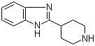 structure of CAS# 38385-95-4, 2-(4-Piperidyl)-1H-1,3-benzimidazole;2-(Piperidin-4-yl)-1H-1,3-benzodiazole; 2-(Piperidin-4-yl)-1H-benzimidazole; 2-Piperidin-4-yl-1H-benzoimidazole