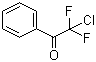 结构式 CAS# 384-67-8, 2-氯-2,2-二氟苯乙酮