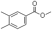 structure of CAS# 38404-42-1, Methyl 3,4-dimethylbenzoate;3,4-Dimethylbenzoic acid methyl ester
