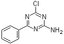 structure of CAS# 3842-53-3, 4-Chloro-6-phenyl-1,3,5-triazin-2-amine