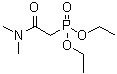 2-Dimethylamino-2-oxoethylphosphonic acid diethyl ester molecular structure (CAS 3842-86-2)