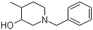 structure of CAS# 384338-20-9, 4-Methyl-1-(phenylmethyl)-3-piperidinol