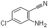 2-Amino-4-chlorobenzonitrile molecular structure (CAS 38487-86-4)