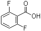 2,6-Difluorobenzoic acid molecular structure (CAS 385-00-2)