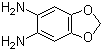 结构式 CAS# 38608-07-0, 1,3-苯并二恶茂-5,6-二胺