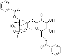 Benzoylpaeoniflorin molecular structure (CAS 38642-49-8)