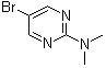 5-溴-2-二甲基氨基嘧啶分子结构 (CAS 38696-21-8)