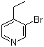 3-Bromo-4-ethylpyridine molecular structure (CAS 38749-76-7)