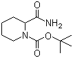结构式 CAS# 388077-74-5, 1-Boc-哌啶-2-甲酰胺; 1-叔丁氧羰基哌啶-2-甲酰胺