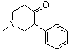 1-Methyl-3-phenyl-4-piperidinone molecular structure (CAS 3881-28-5)