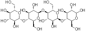 结构式 CAS# 38819-01-1, 纤维四糖