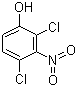 2,4-二氯-3-硝基酚分子结构 (CAS 38902-87-3)