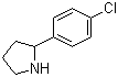 2-(4-Chlorophenyl)pyrrolidine molecular structure (CAS 38944-14-8)