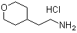 结构式 CAS# 389621-77-6, 2-(四氢-2H-吡喃-4-基)乙胺盐酸盐