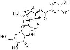 Picroside II molecular structure (CAS 39012-20-9)