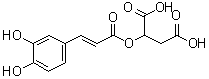 2-[[3-(3,4-Dihydroxyphenyl)-1-oxo-2-propen-1-yl]oxy]butanedioic acid molecular structure (CAS 39015-77-5)