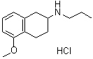 2-(丙基氨基)-5-甲氧基-1,2,3,4-四氢萘盐酸盐分子结构 (CAS 3904-24-3)