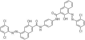 颜料红 166分子结构 (CAS 3905-19-9)