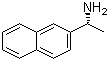 (R)-(+)-1-(2-萘基)乙胺分子结构 (CAS 3906-16-9)