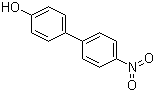 结构式 CAS# 3916-44-7, 4-羟基-4'-硝基联苯