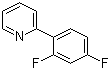 结构式 CAS# 391604-55-0, 2-(2,4-二氟苯基)吡啶