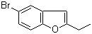 结构式 CAS# 39178-60-4, 5-溴-2-乙基苯并呋喃
