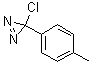 structure of CAS# 39184-65-1, 3-Chloro-3-(4-methylphenyl)-3H-diazirine