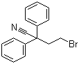 4-Bromo-2,2-diphenylbutanenitrile molecular structure (CAS 39186-58-8)