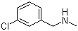 structure of CAS# 39191-07-6, 3-Chloro-N-methylbenzylamine;N-Methyl-3-chlorobenzylamine; N-(3-Chlorobenzyl)-N-methylamine