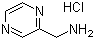 (Pyrazin-2-yl)methanamine hydrochloride molecular structure (CAS 39204-49-4)