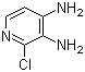 2-氯-3,4-二氨基吡啶分子结构 (CAS 39217-08-8)