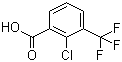 structure of CAS# 39226-97-6, 2-Chloro-3-(trifluoromethyl)benzoic acid