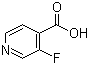 3-Fluoroisonicotinic acid molecular structure (CAS 393-53-3)