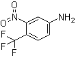 3-Nitro-4-(trifluoromethyl)aniline molecular structure (CAS 393-80-6)