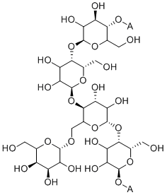 Tara gum molecular structure (CAS 39300-88-4)
