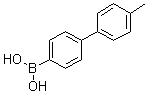结构式 CAS# 393870-04-7, (4'-甲基[1,1'-联苯]-4-基)硼酸