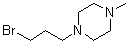 1-(3-Bromopropyl)-4-methylpiperazine molecular structure (CAS 39500-57-7)