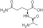 结构式 CAS# 39537-23-0, L-丙氨酰-L-谷氨酰胺; 力肽