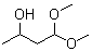 结构式 CAS# 39562-58-8, 3-羟基丁醛二甲基缩醛